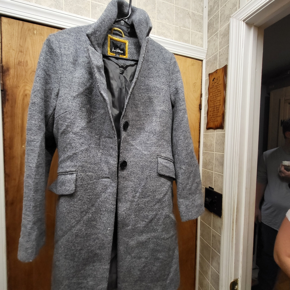 Men's Gray Wool Coat